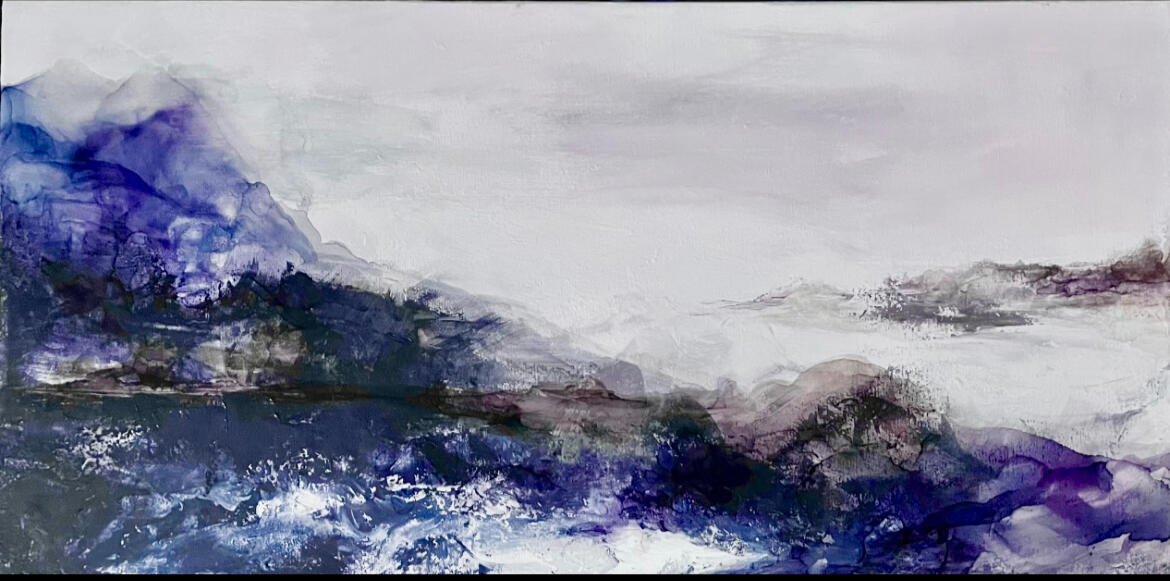 Inscape / Techniques mixtes / 15 po x 30 po